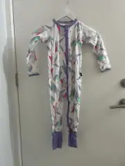 bonds zip wondersuit parrots sz 3 bnwt (a20