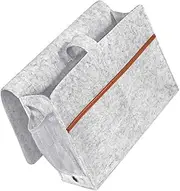 STOBAZA Storage Pouch Sundries Bag Felt Underbed Bag Bedside Desk Hanging Organizer