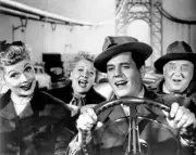 I Love Lucy Cast Lucille Ball Desi Arnaz Going To California 11.7x16.5 Photo