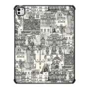 iPad Pro 13-inch (M4) iPad Impact Case Mexico City toile black iPad