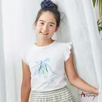 在飛比找Yahoo奇摩購物中心優惠-Annys安妮公主-舒適親膚蝴蝶結舞鞋春夏款荷葉無袖上衣*9