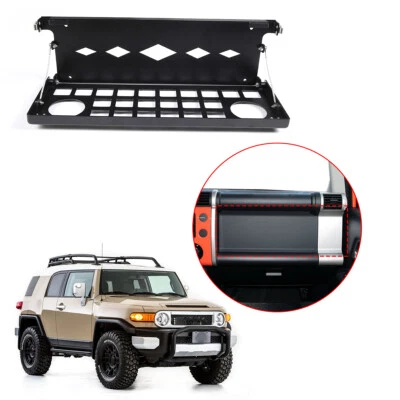 Alloy Dashboard Organisers Rack Storage Shelf Plate For Toyot@ FJ Cruiser 07-21