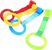 JOINPAYA 8pcs Pull Ring Safe Standing Training Tools Comfortable Bed Hand Rings for Nursery