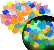 Luminous Garden Pebbles, Glow in The Dark Outdoor Decorative Stones, Artificial Luminous Pebbles for Fish Tank, Aquarium, Pathway, Driveway, Lawn, Yard Decoration 通用