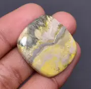 30.20Ct Yellow Bumble Bee Jasper Polished Cabochon Natural Gemstone For Jewelry