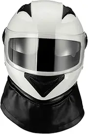 Beatifufu Motorcycle Helmet Design with Visor and Neck Warmer Winter Gear for Adults Durable and Weather Resistant for Cold Weather Riding and Outdoor Activities