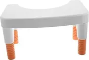 CORHAD Adjustable Bathroom Stool for Pooping Ergonomic Toilet Foot Stool for Adults Portable Squatting Aid for Enhanced Comfort and Natural Position Family Friendly