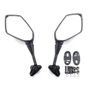 1 Pair Motorcycle Rearview Mirrors For Kawasaki Ninja250R 2008-2012 Carbon