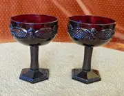 Avon Set Of Two 2 1876 Cape Cod Collection Champagne Glass Set Happy New Year!