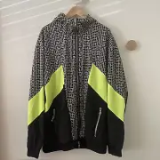 BALMAIN x ROSSIGNOL Monogram Logo Panelled Shell Track Jacket 54 XXL $2250 NEW