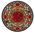 Handmade Coffee Table Top Black Marble Dining Table from Heritage Art and Crafts