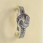 New Authentic Pandora Sparkling Love Ring 190997CZ Multiple Size W Hinged Box