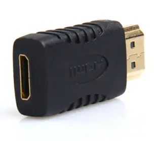 直拍標準HDMI轉Mini HDMI高清轉接頭大轉小 公轉母hdmi轉換頭鍍金