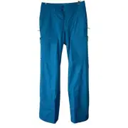 Patagonia Men's Powder Town Pants SMALL Belay Blue Ski Snowboard Snow Winter