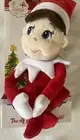 THE ELF ON THE SHELF PLUSHEE PALS, 17" Brown Hair Blue Eyes, NEW WITH TAGS