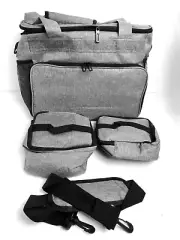 Insulated Lunch Bag / Cooler for Work School Men Women - Gray - 37x32x20 (15x10)
