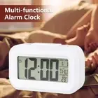 LCD Display Digital Alarm Clock Temperature Display Desktop Alarm Clock Office