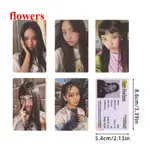 FLOWERS 6PCS/SET KPOP 新牛仔褲 5PCS/SET PHOTOCARDS 新專輯 LOMO CARD