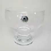 Vtg Crown Corning Indulgence 4 Set 13oz Dessert Dishes/Glass Stemware NOS NIB