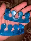 One Pair Yoga Toes Blue Toe Stretcher & Toe Separator Stop Foot Pain and Boost A