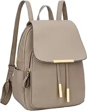 [KKXIU] Quilted Trendy Leather Backpack Purse for Women Teen Girls Ladies Shoulder Travel Daypacks Bags
