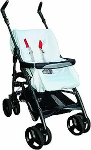 Italbaby Terry Cover for Stroller and Car Seat, Light Blue, Multi-Color, One Size