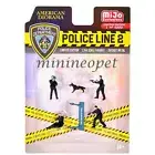 AMERICAN DIORAMA METAL DIECAST POLICE LINE II FIGURES 1/64 SET AD-76497