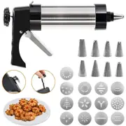 Biscuit Press Gun Cookies Making Kit Cake Icing Decorating Biscuit Maker Set