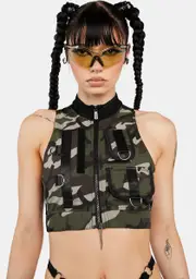 [Namilia] Camo Tactical Vest Top