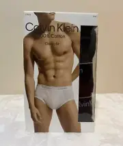 Calvin Klein Cotton Classic Fit Brief 3-Pack Size 2XL Black