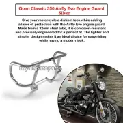 Genuine Royal Enfield Goan Classic 350 Airfly EVO Engine Guard, Silver