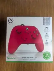 PowerA Wired Controller for XBOX Series One Manette Cable RED NEW IN BOX