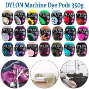 Pack of 1/2/3 DYLON Washing Machine Fabric Dye Pod Various Colours for Clothes