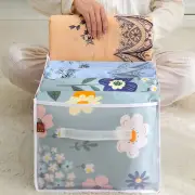 Wardrobe Storage Box 5 Grids Storage Bed Sheet Quilt Cover Clothes Organizer