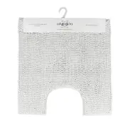 Toggle Contoured Bath Mat (White) - 50 x 50cm