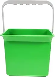 Car Folding Trash Bin Measurement Scale Plastic Mop Bucket for Efficient Cleaning Small Bucket Handle for Window Washing