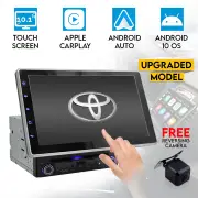 Elinz Toyota 10.1" In Dash Car DVD Player Double 2 DIN Android 10 WiFi GPS Head Unit Touch Screen