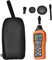 Digital Tachometer Meter, High Safety, LCD Backlit Display, ABS Material, Data Logging, for Motor Speed Measurement