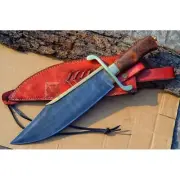 Handmade Carbon Steel Bowie Knife Survival Knife Outdoor Knife Camping Knife