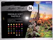 Master's Touch Premium Soft Pastels 36 Colors Box Factory Sealed!