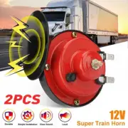 2PCS 100W 12V Super Train Horn For SUV Car Truck Boat Motorcycle Electric Horn (for: Daihatsu)