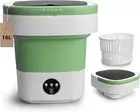 Portable Washing Machine, 16L Upgraded with Spin Basket, Foldable Mini Washer Cl