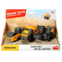 在飛比找PChome24h購物優惠-《 DICKIE TOYS 》Volvo迷你工程車三入組