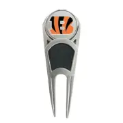 NFL Golf Divot Fixer Repair Tool with Ball Marker - Cincinnati Bengals