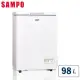 SMAPO 聲寶 98L 風扇式自動除霜臥式冷凍櫃 SRF-102