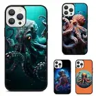 huge blue octopus tentacles For Samsung A15 A16 S23 S24 S25 Ultra FE Metal Cover
