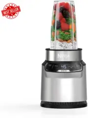 Nutri-Blender Pro BN500 with Auto-iQ Cloud Silver High-Speed Smoothie Maker