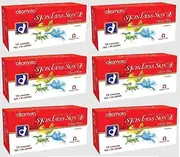 Okamoto Skinless Skin Condoms For Men - Ultra Thin (6 x 10s) With Kamasutra Excite Butterscotch (1 x 10s)