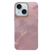For Iphone 15 Tinfoil Texture Diamond Lens Frame Imd Acrylic Phone Case