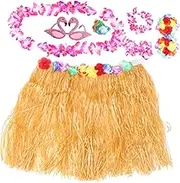 LABRIMP 1 Set Hula Beach Theme Party Decorations Balloon Garland Luau Party Decorations Photo Beach Themed Party Decorations Ladies Dresses Luau Party Favor Cloth Purple